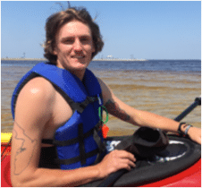Wyatt Blum bioluminescence manatee tour kayaking guide