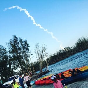 Rocket Launch from Merritt Island Wildlife Refuge Florida