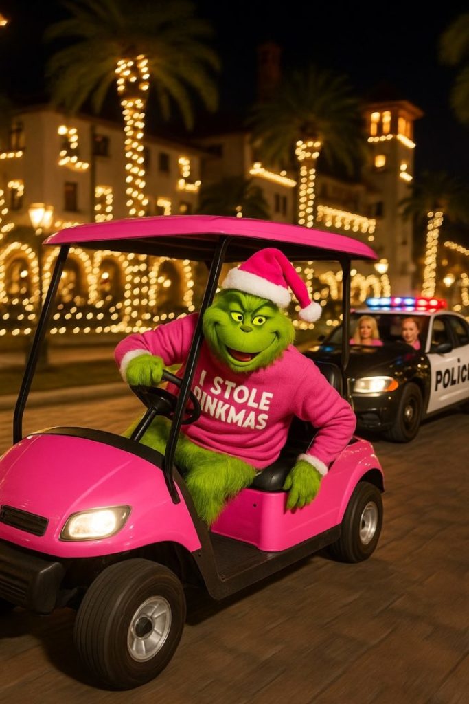 St. Augustine Grinch Tour - The Grinch Who Stole Pinkmas