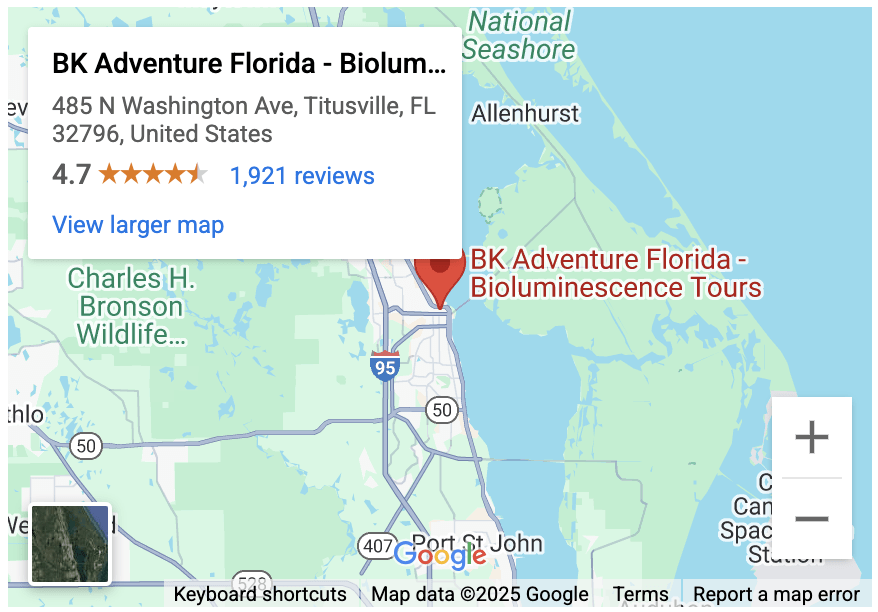 Location, 485 N. Washington Avenue Titusville, FL 32796, On Google Maps, This Link will open in a new tab.