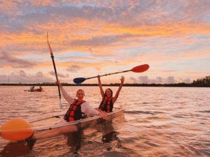 Clear Kayaking Sunset - Bio Tour