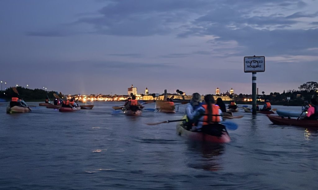 St. Augustine Bioluminescence Kayaking is trending as the top things to do in St. Augustine this summer